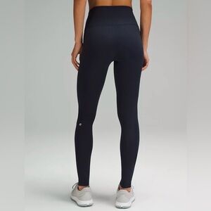 Lululemon Wunder Train Navy High-Waisted Leggings